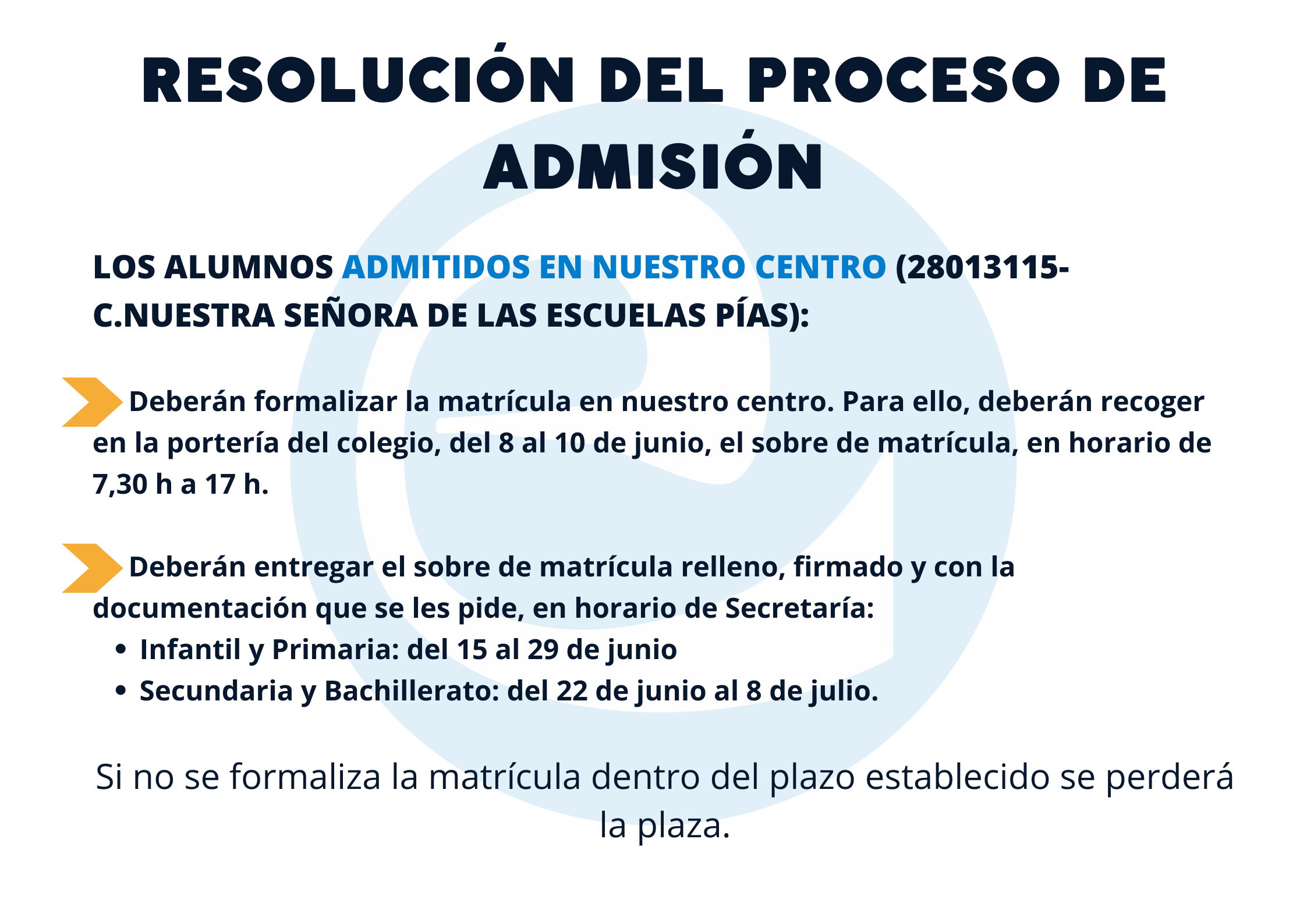 Resolución del proceso 1